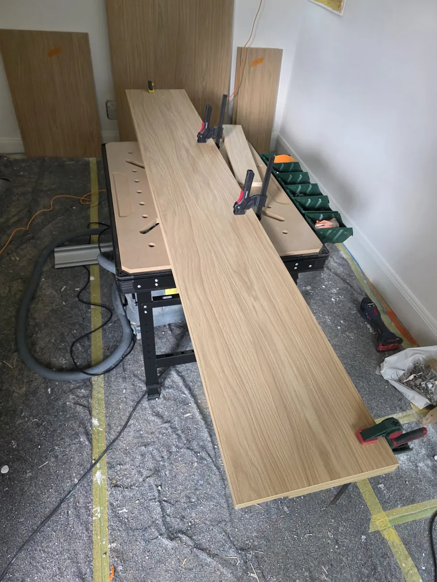 Cutting a side panel to 2260 mm
